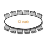 Nowość! Stół bankietowy elipsa