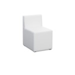 Pufa mała z oparciem