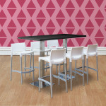 Stół Classic 160 wysoki – czarny